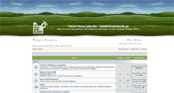 Desktop Screenshot of forum.naszanowazelandia.pl